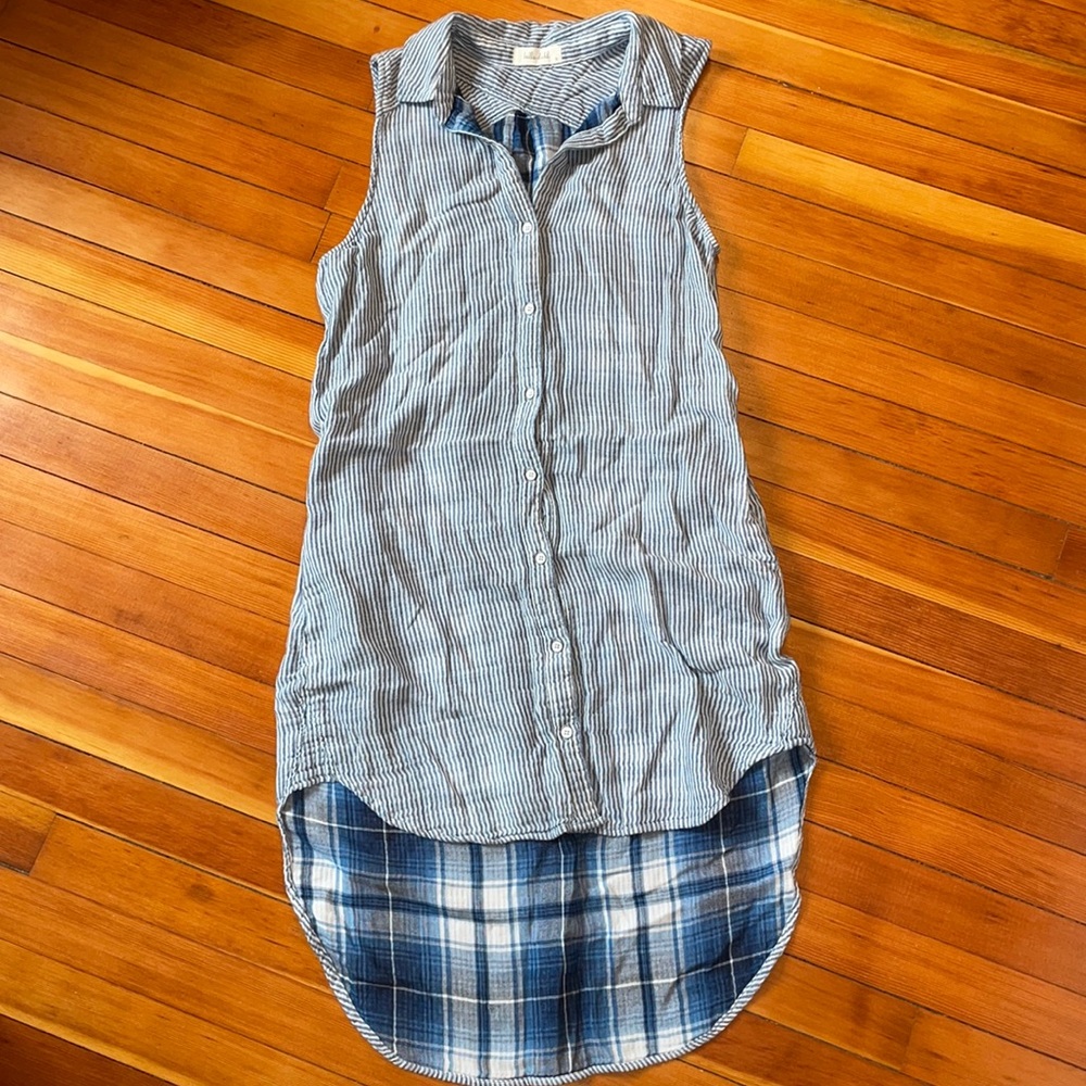 Bella Dahl Striped Button-up Dress